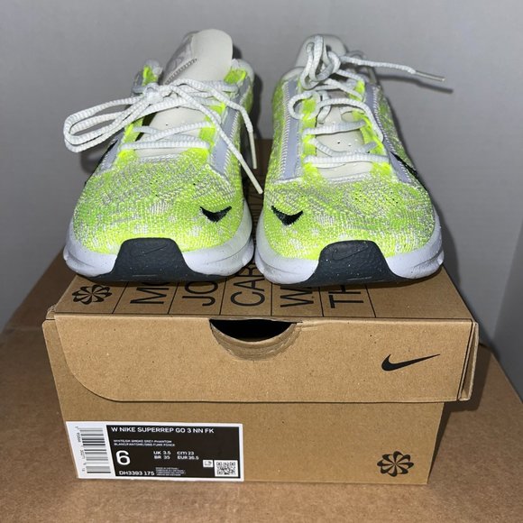 NEW WOMEN'S NIKE SUPERREP GO 3 NN FK (DH3393 175) MULTIPLE SIZES GREY-PHANTOM - Picture 7 of 8